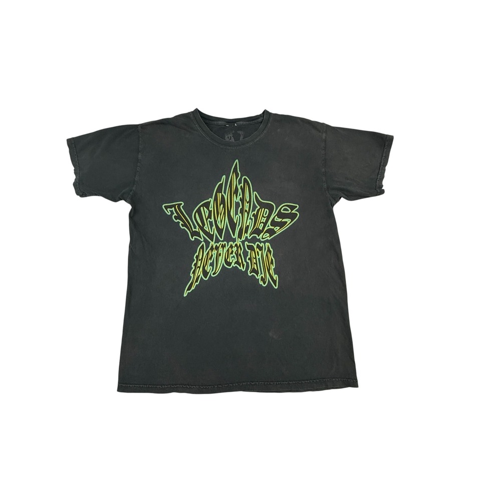 Vlone Juice Wrld T-Shirt Mens Large Black Legends Never Die Graphic Short Sleeve